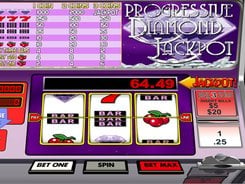 Progressive diamond jackpot				 Pokie