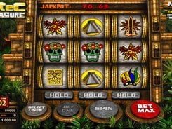 Aztec treasure progressive				 Pokie