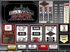 Black & White Jackpot				 Pokie