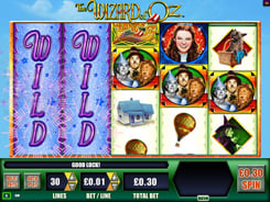 The Wizard of OZ				 Pokie