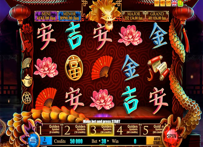 88 Dragons Treasure				 Pokie