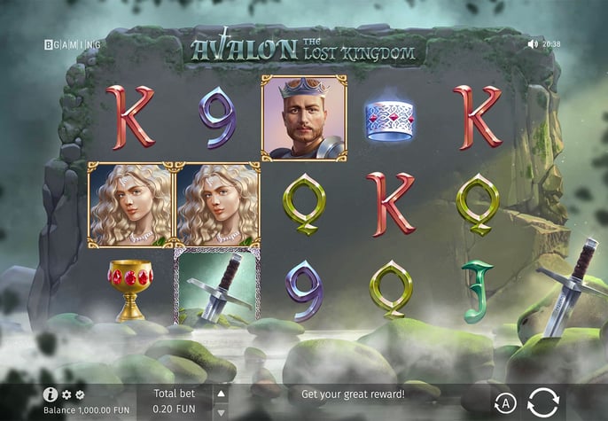 Avalon: The Lost Kingdom				 Pokie