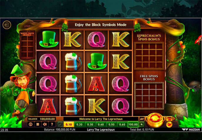 Larry the Leprechaun				 Pokie