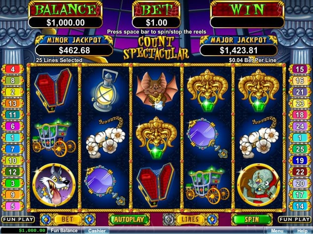 Count Spectacular				 Pokie