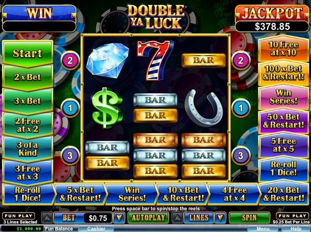 Double Ya Luck				 Pokie