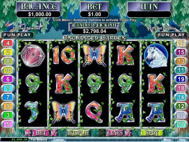 Enchanted Garden				 Pokie