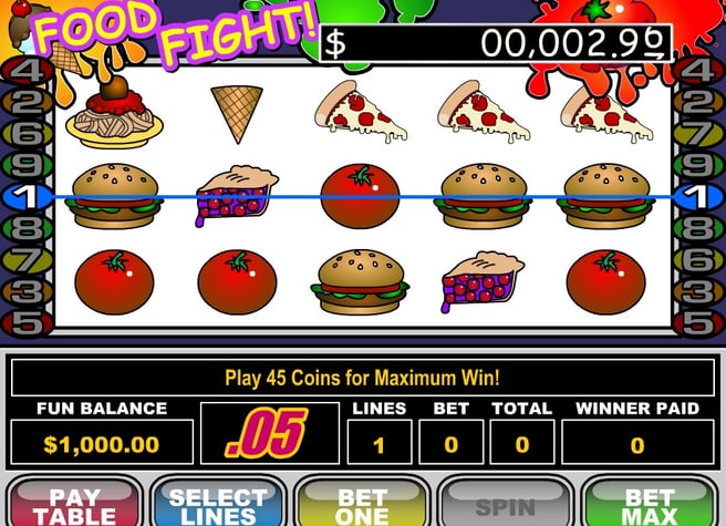 Food Fight				 Pokie