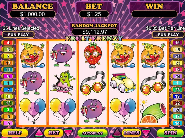 Fruit Frenzy				 Pokie