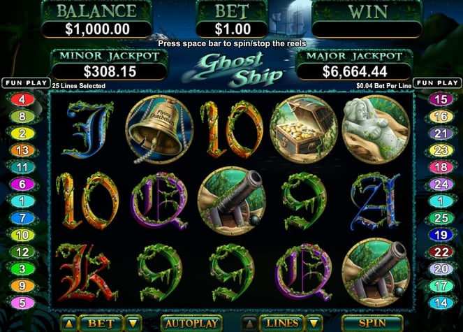 Ghost Ship				 Pokie