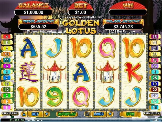 Golden Lotus				 Pokie