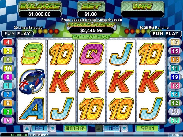 Green Light				 Pokie