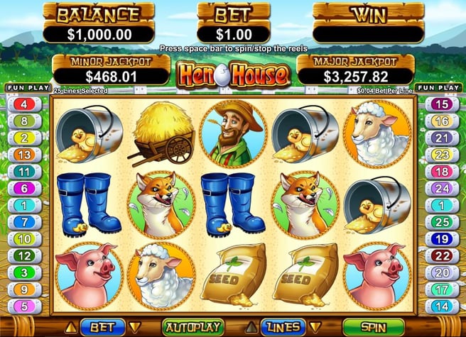 Hen House				 Pokie