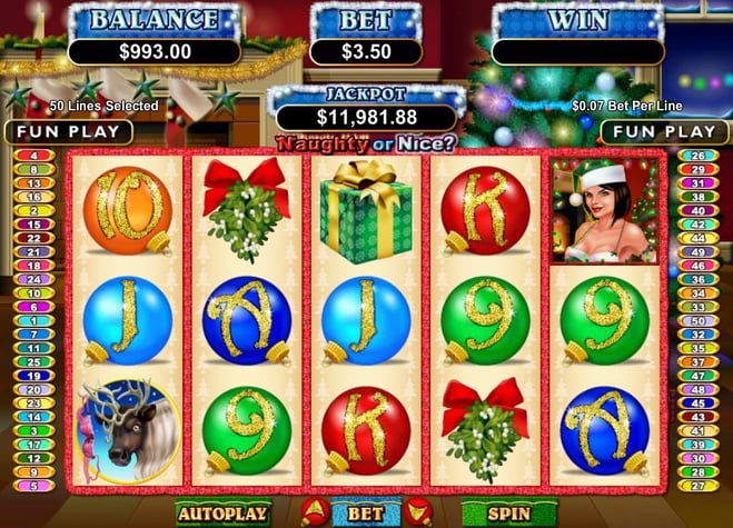 Naughty or Nice?				 Pokie