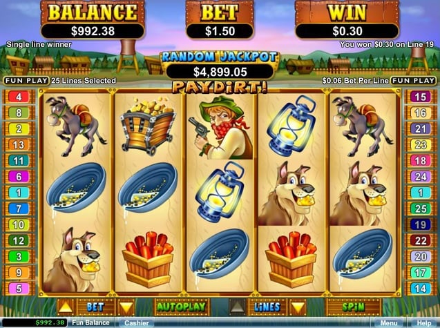 PayDirt!				 Pokie