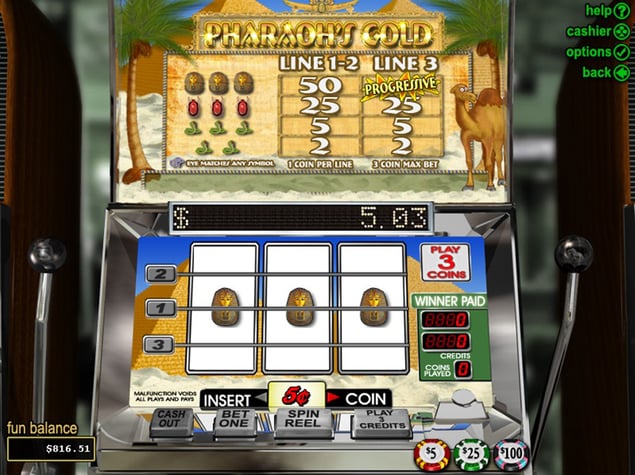 Pharaon’s Gold				 Pokie