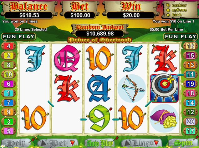 Prince of Sherwood				 Pokie