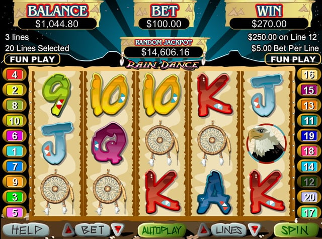 Rain Dance				 Pokie