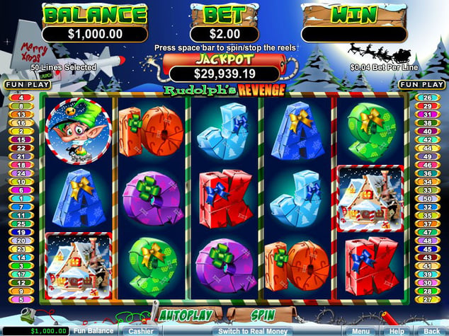 Rudolph’s Revenge				 Pokie