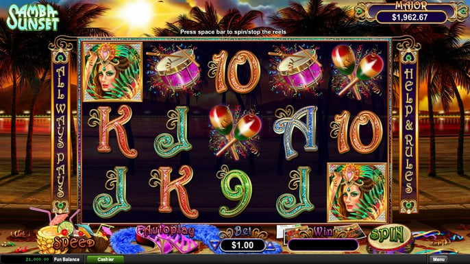 Samba Sunset				 Pokie