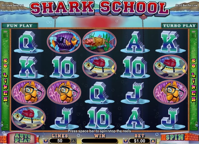 Shark School				 Pokie