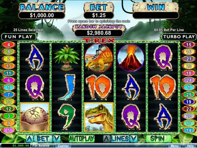 T-Rex				 Pokie