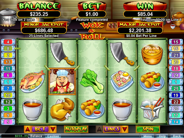 Wok & Roll				 Pokie