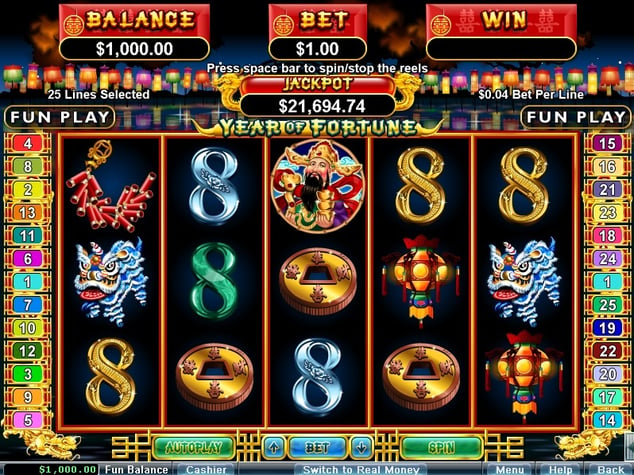 Year of Fortune				 Pokie